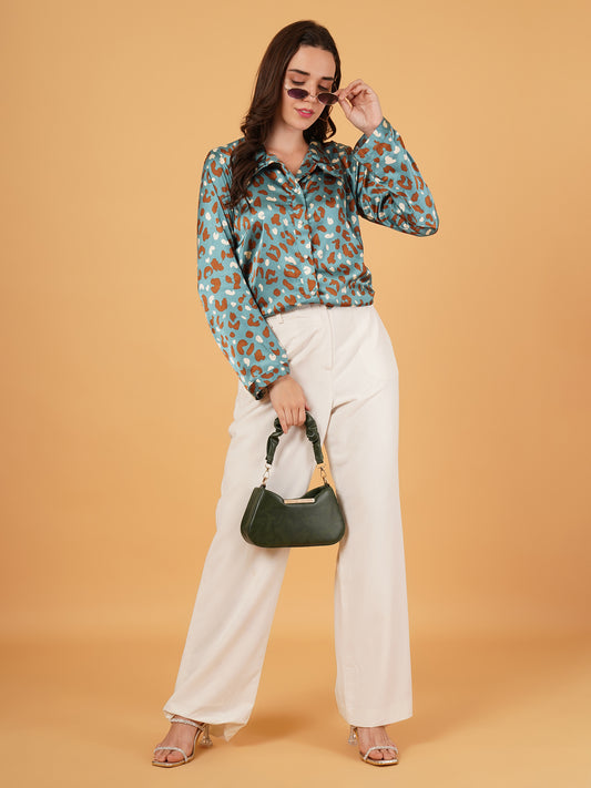 Jungle Pop Satin Shirt