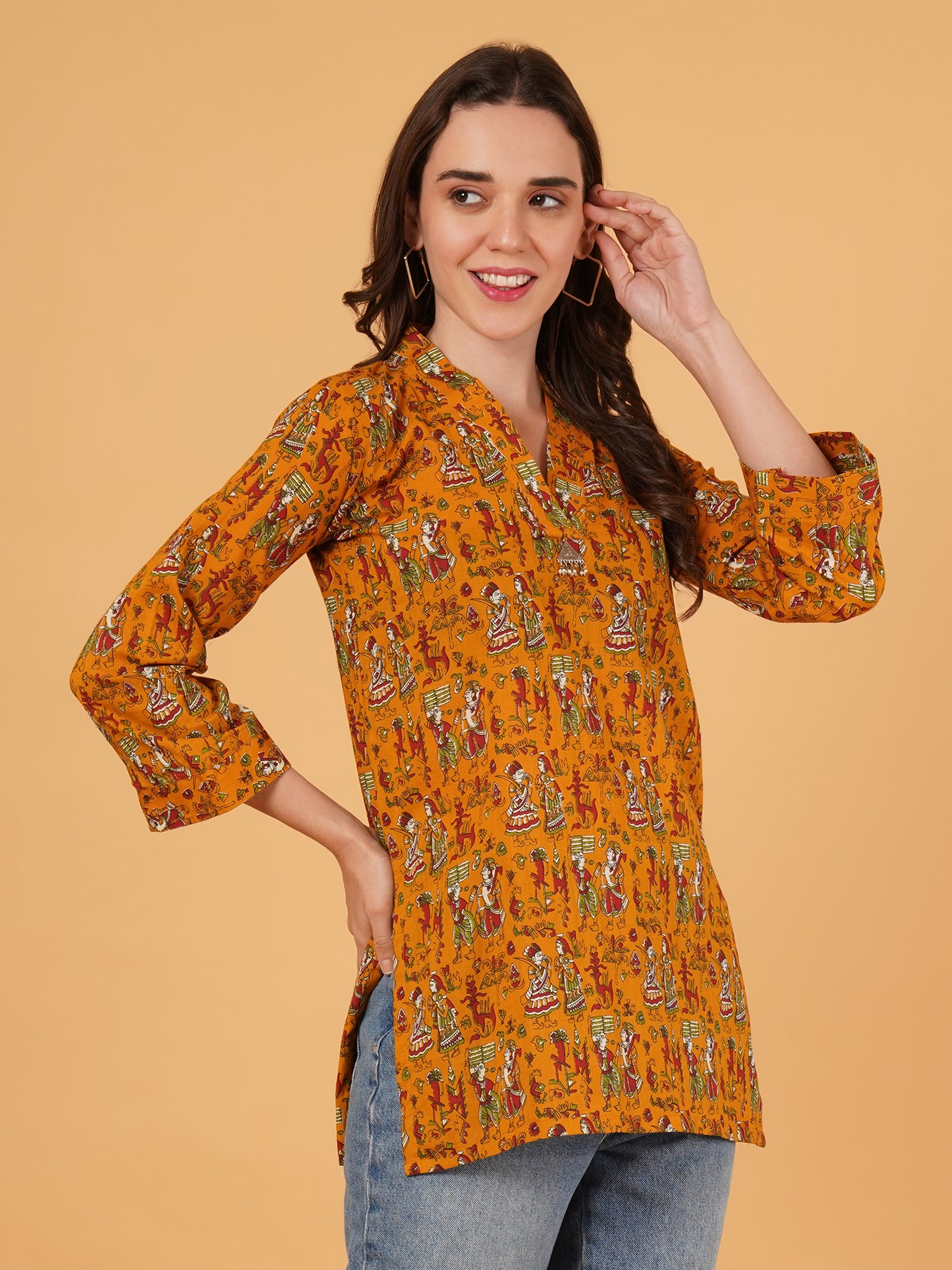 Jaipuri printed kurti