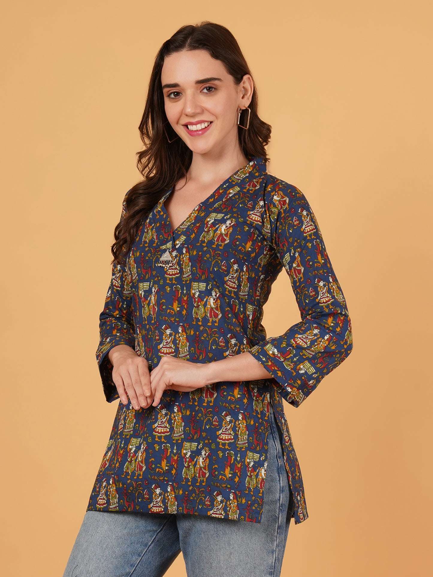 Jaipuri printed kurti