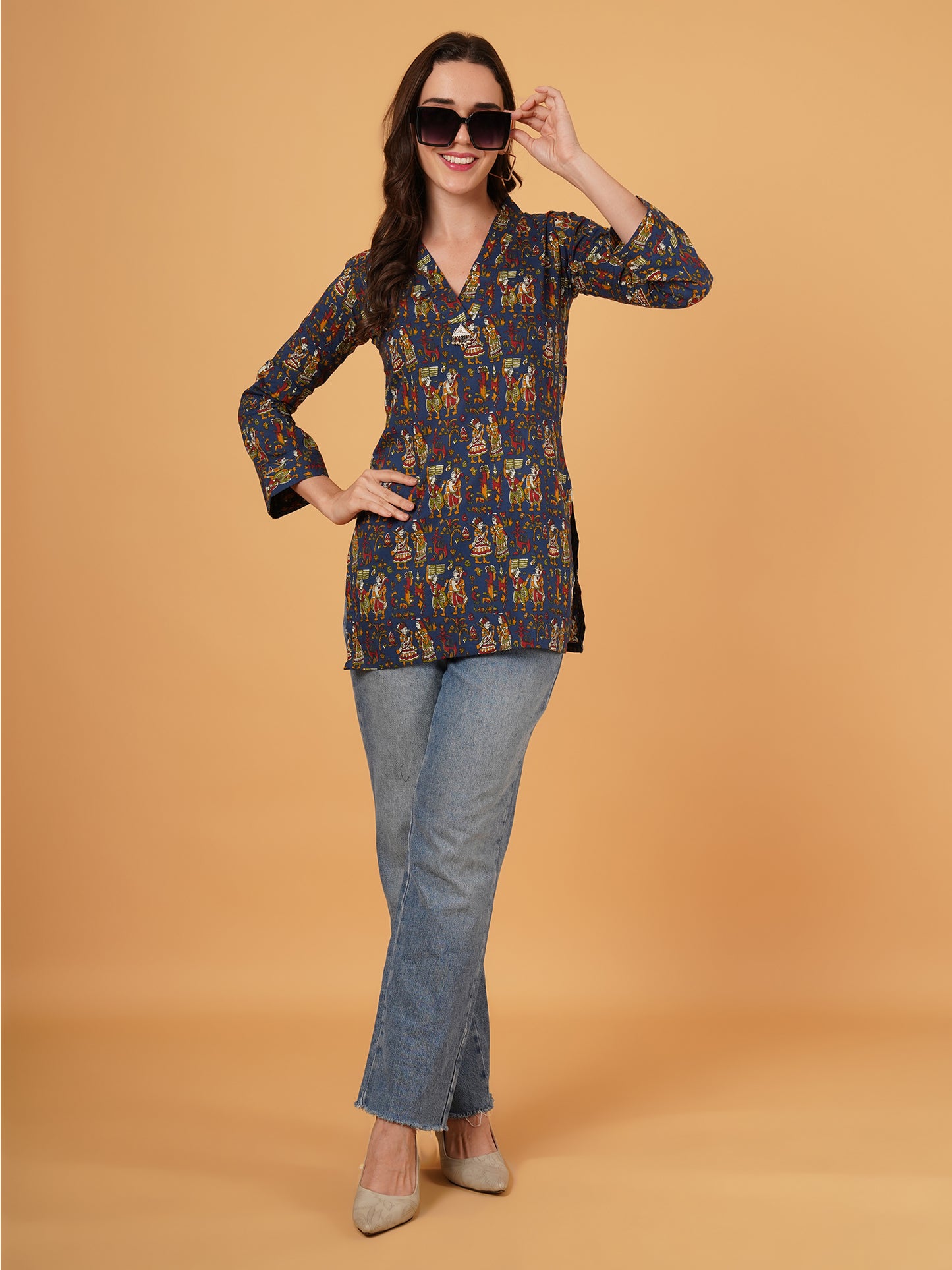 Jaipuri printed kurti