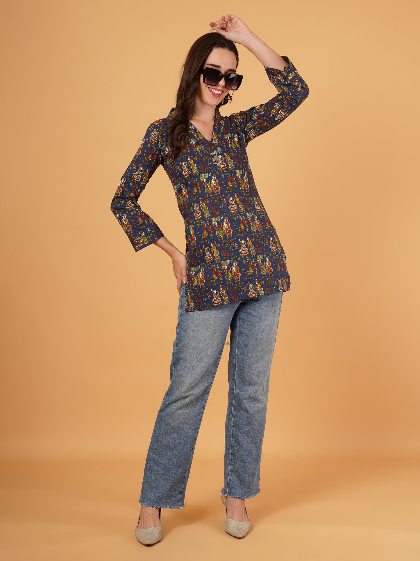 Jaipuri printed kurti
