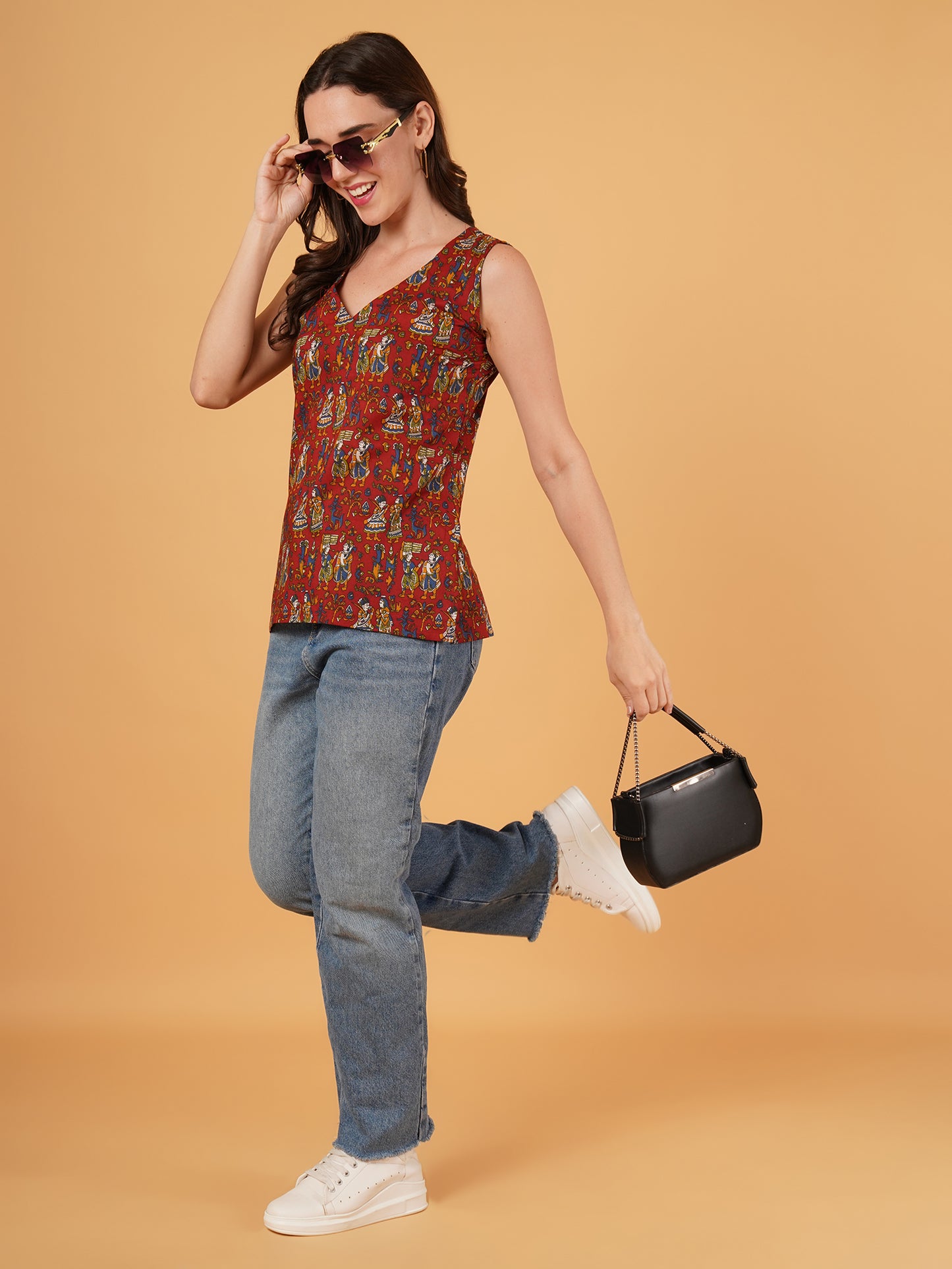 Jaipuri cotton printed Kurti