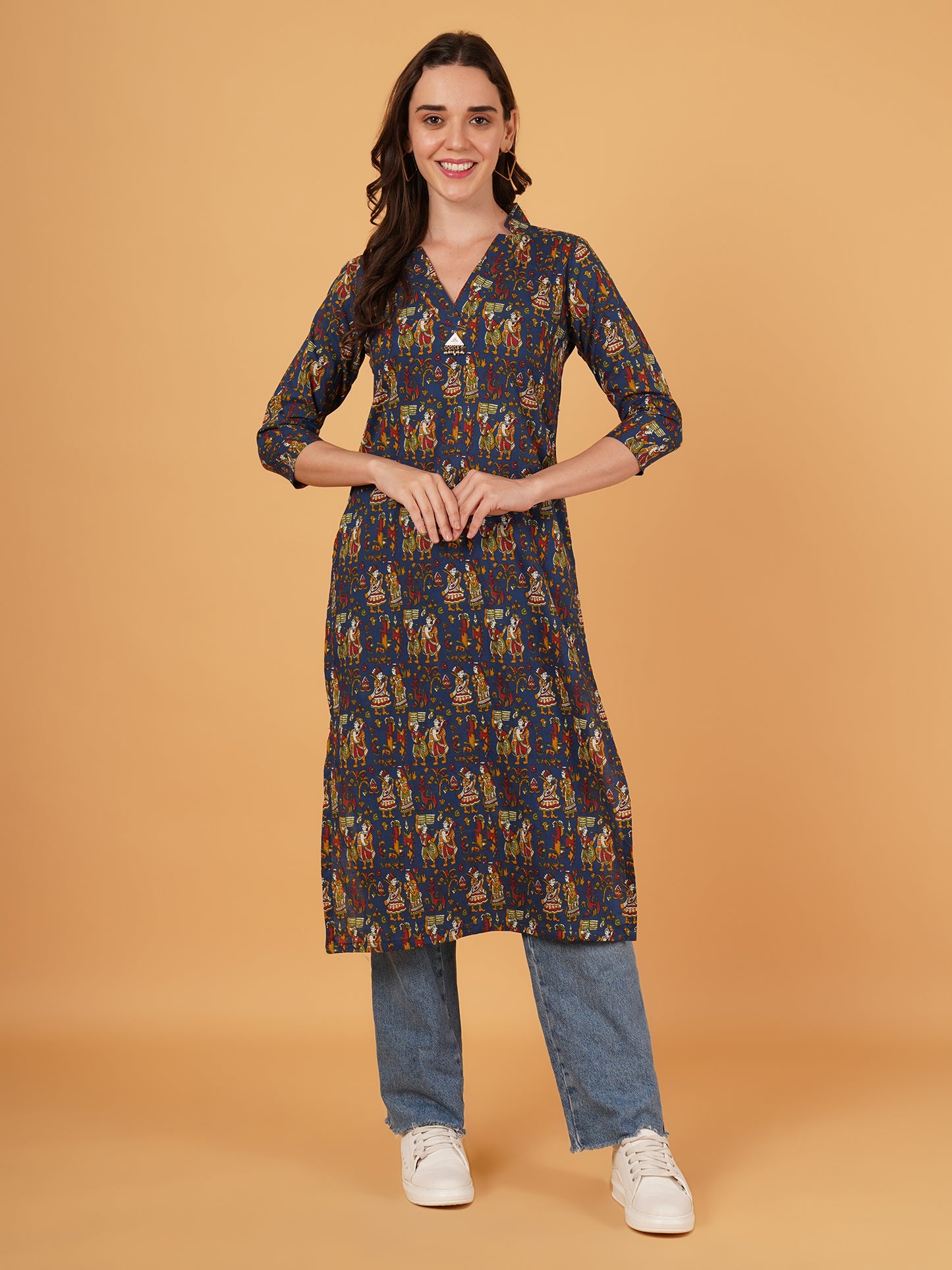Jaipuri Kalamkari kurta