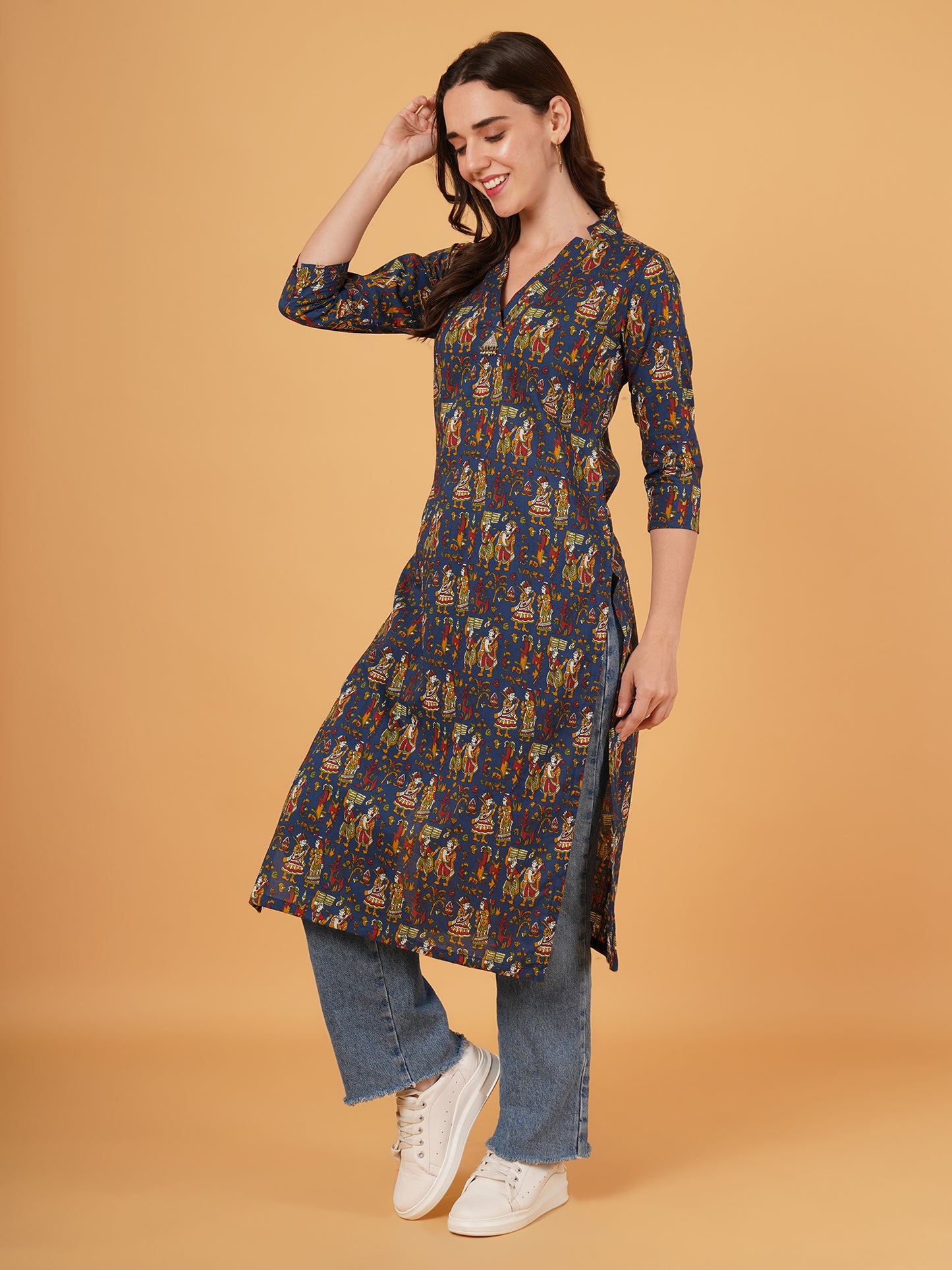 Jaipuri Kalamkari kurta