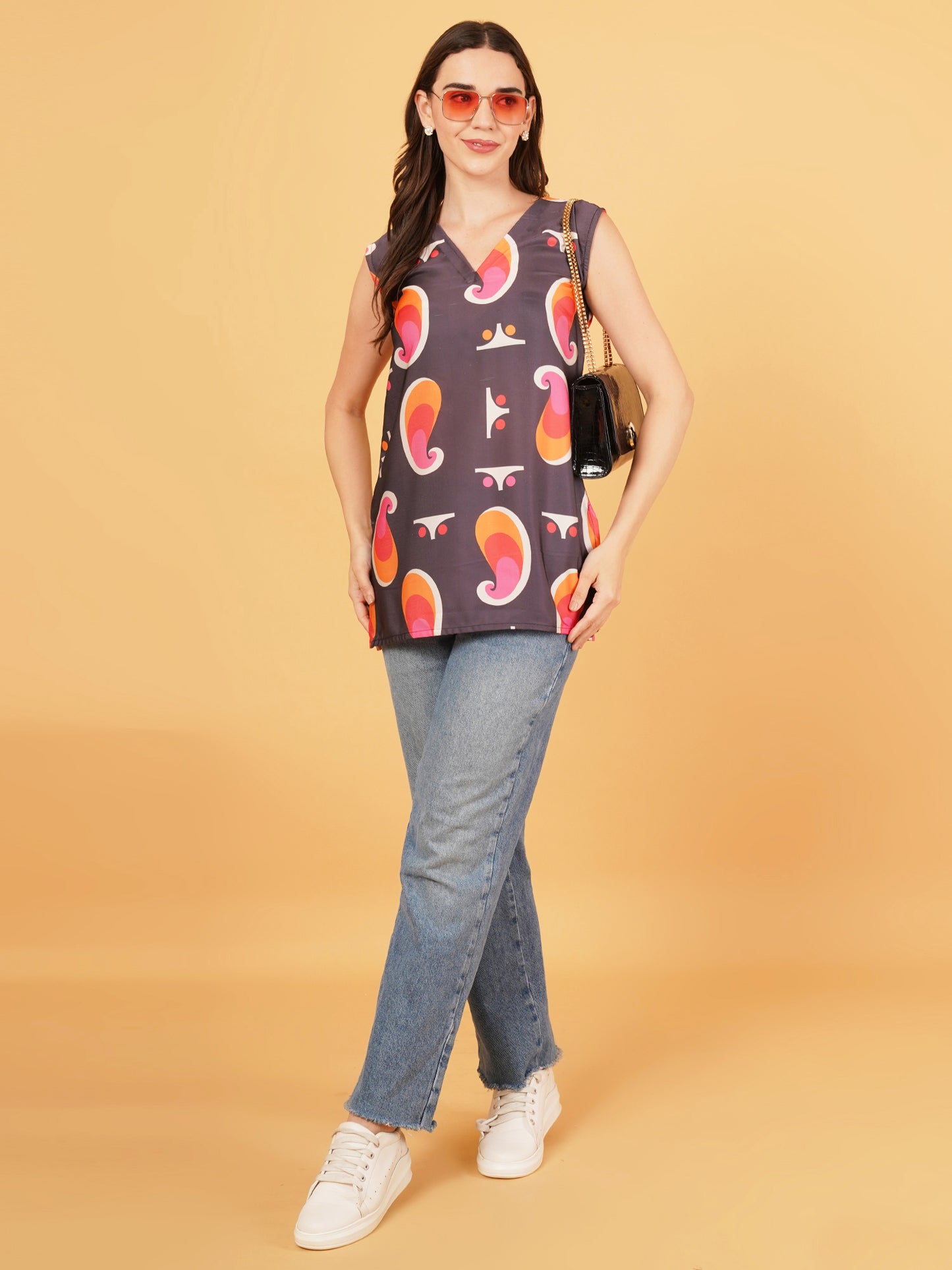 printed short Kurti
