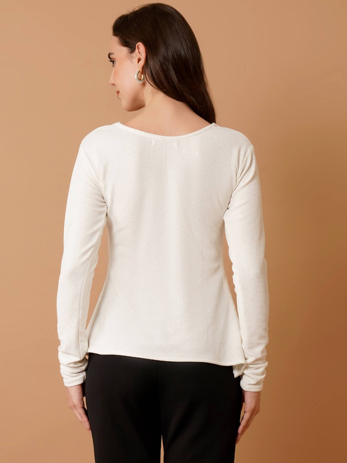 White Asymmetrical Top