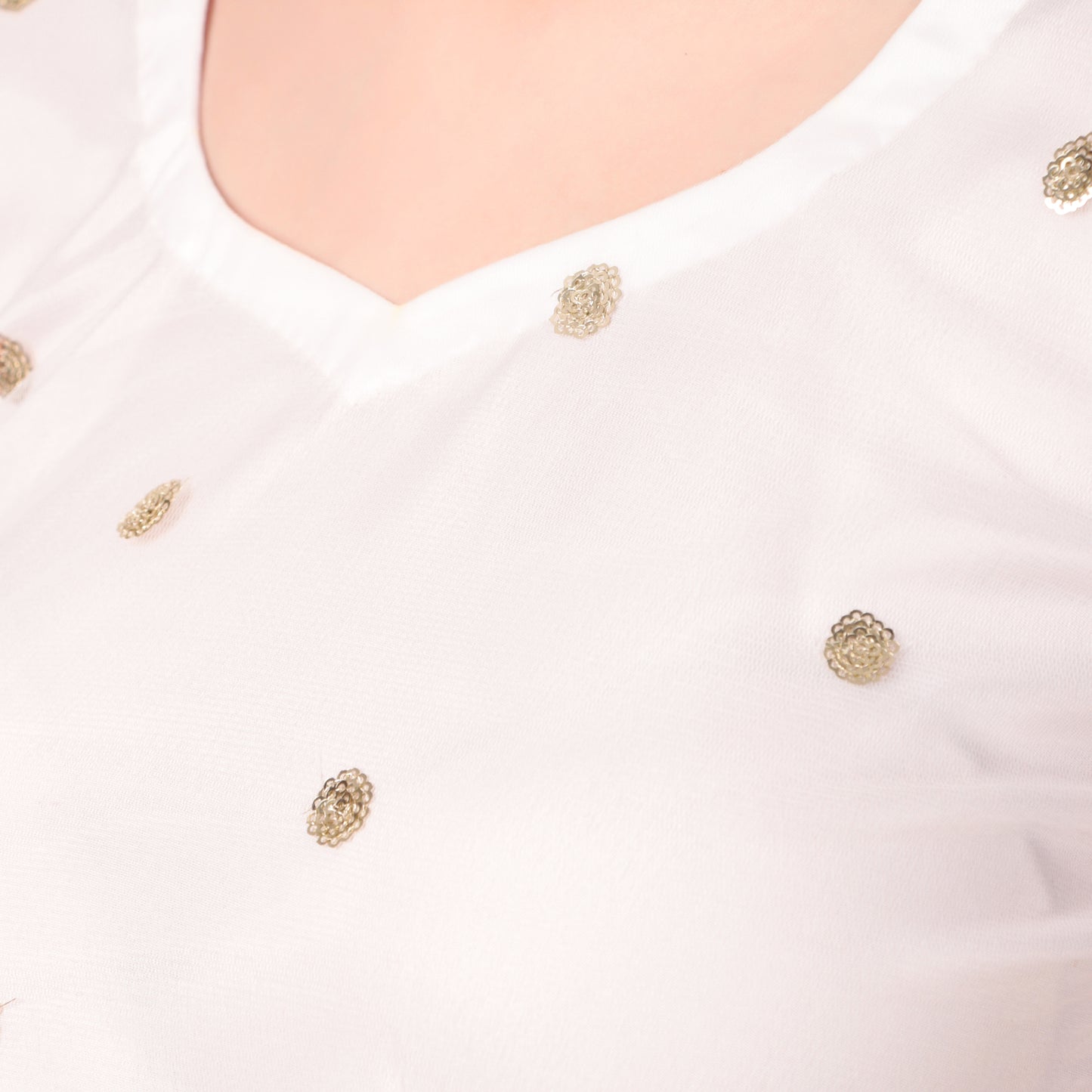white Short Kurti for Women