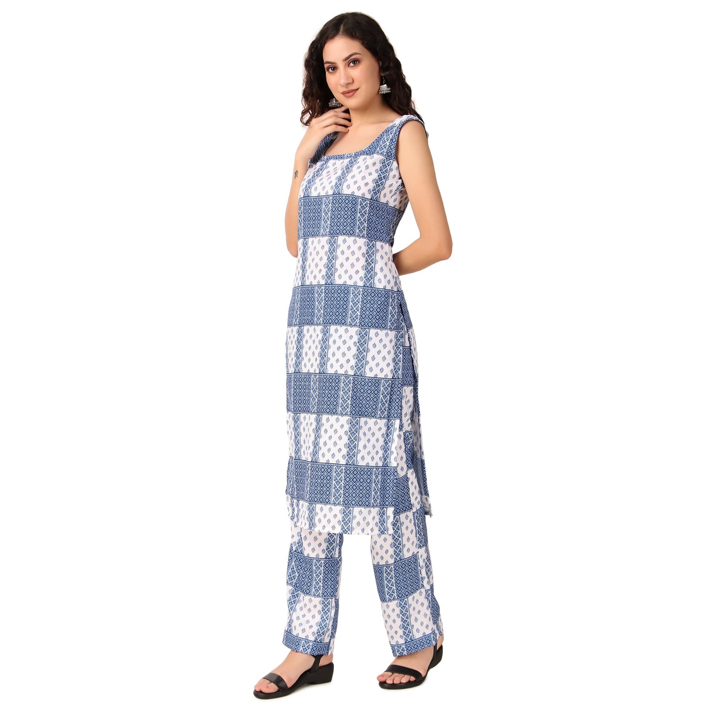 Magnetism dual print Kurti with Pant (Customise)