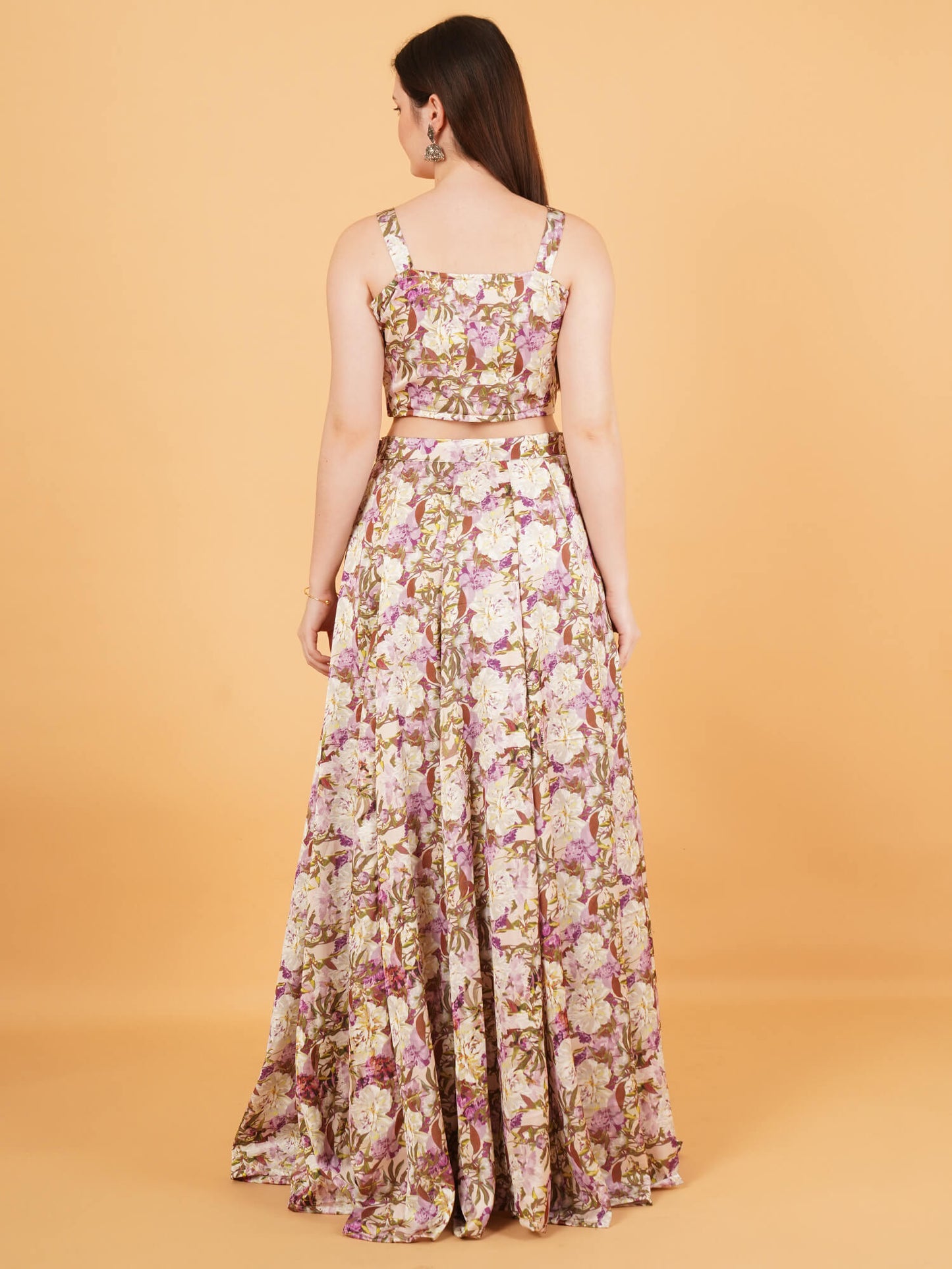 Vintage Floral Indo-Western Set
