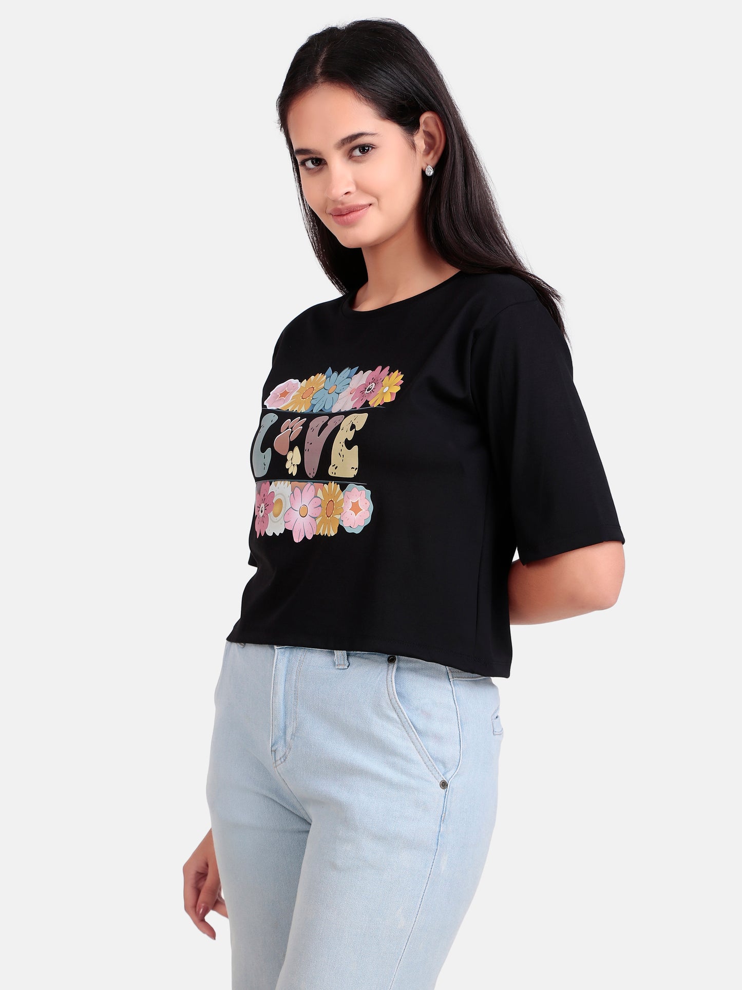 girls crop t-shirt