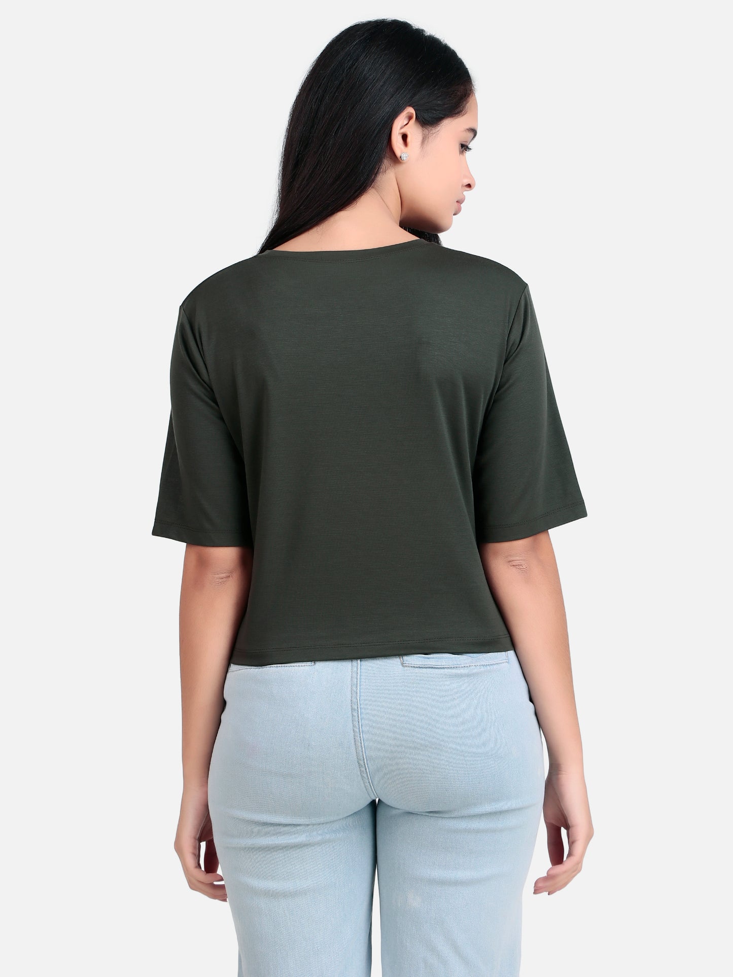 girls crop t-shirt