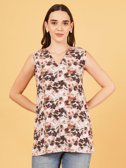 sleeveless short  Kurti