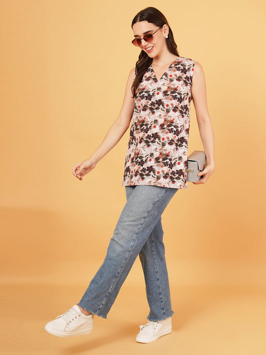 sleeveless short  Kurti