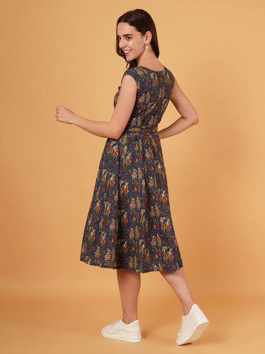 Kalamkari cotton dress