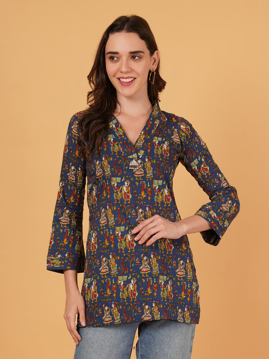 Jaipuri printed kurti