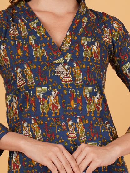 Jaipuri  Kalamkari kurta