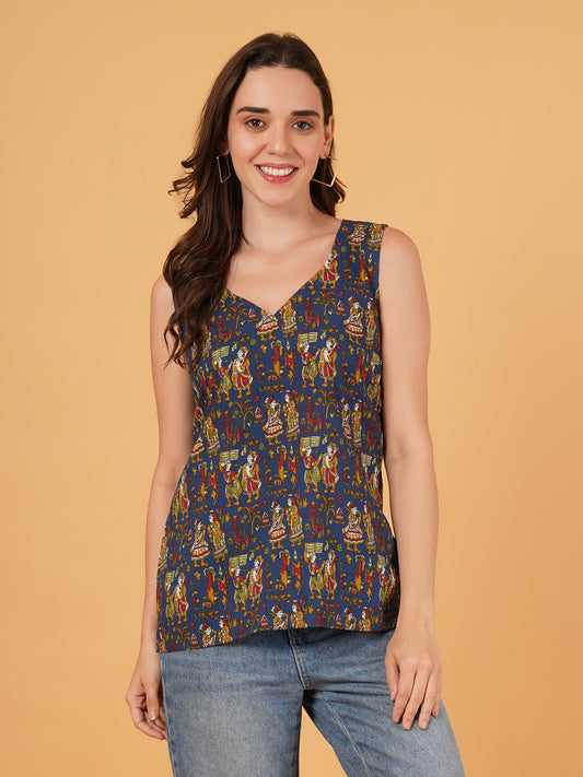Jaipuri cotton printed kurti