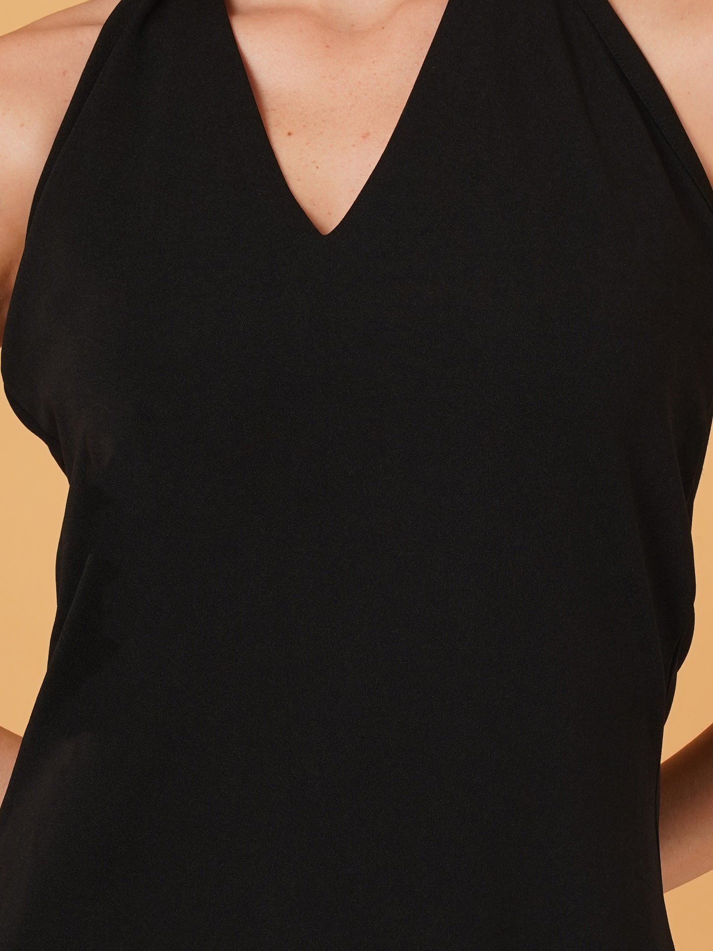 Black Halter Neck Co-ord Set