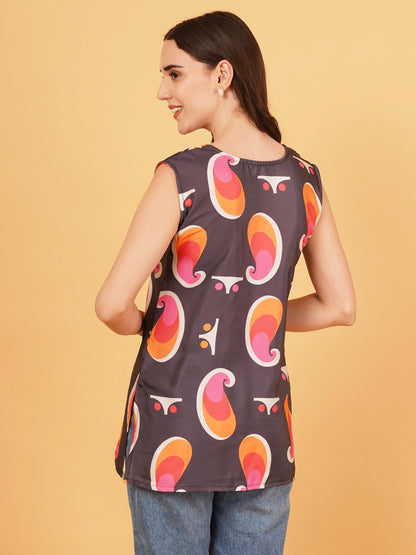 printed short Kurti