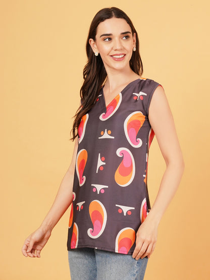 printed short Kurti