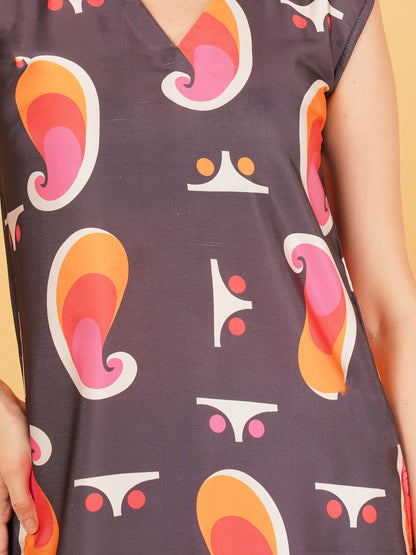 printed short Kurti