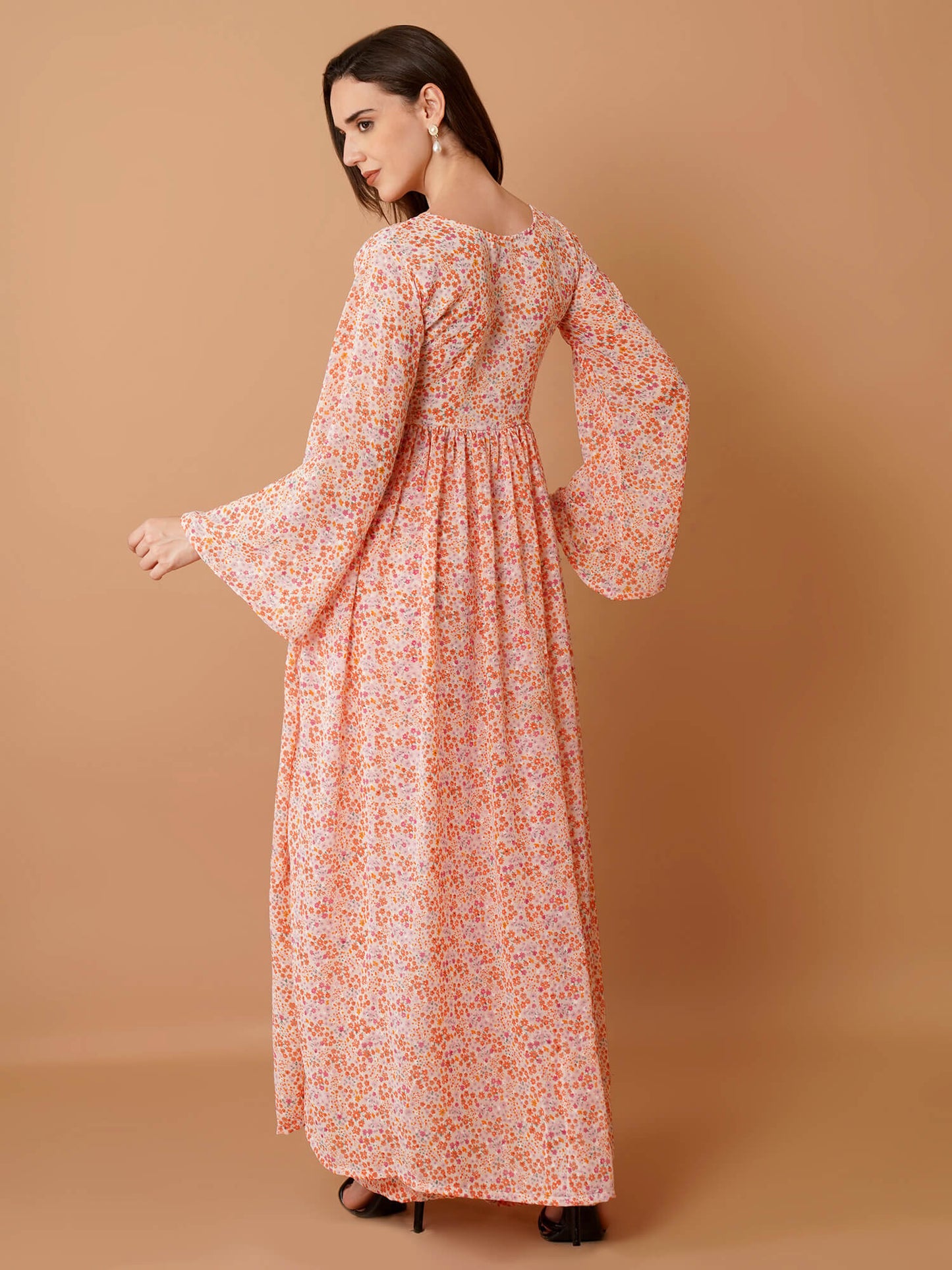 Chiffon Suit Set with Palazzo