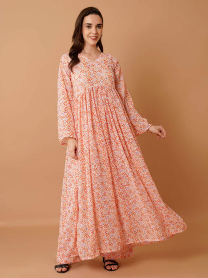 Chiffon Suit Set with Palazzo