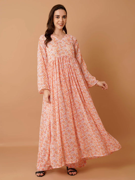 Chiffon Suit Set with Palazzo