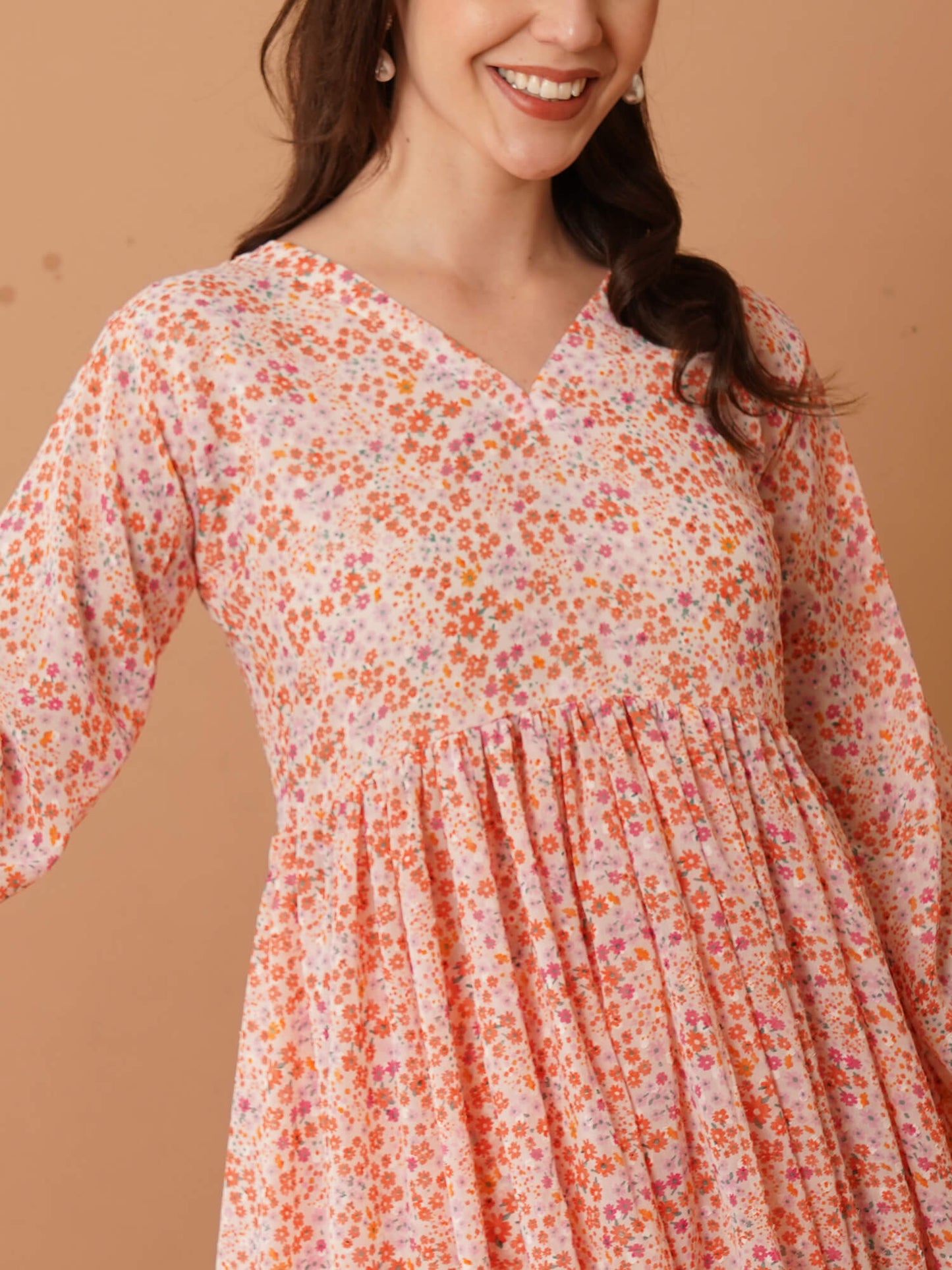 Chiffon Suit Set with Palazzo