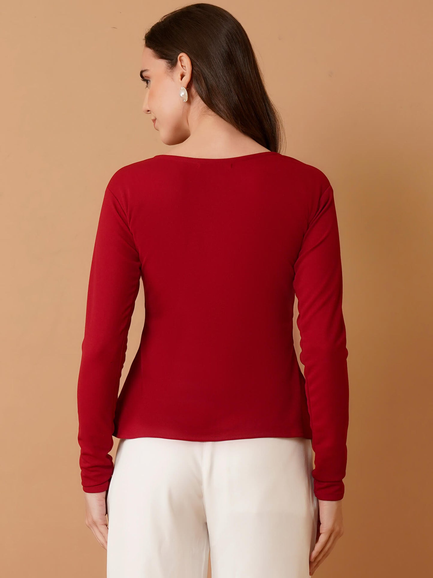 Red Asymmetrical Top