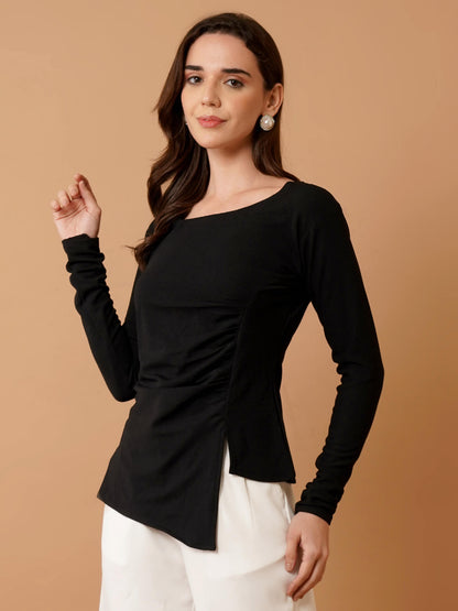 Black Asymmetrical Top