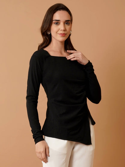 Black Asymmetrical Top