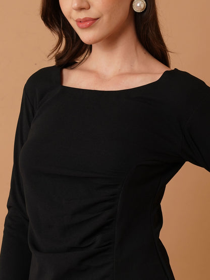 Black Asymmetrical Top