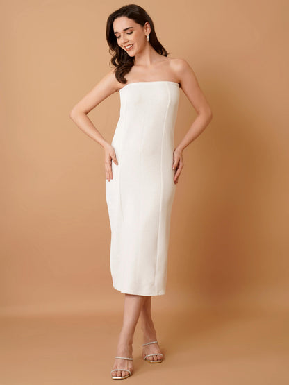 White Tube Dress