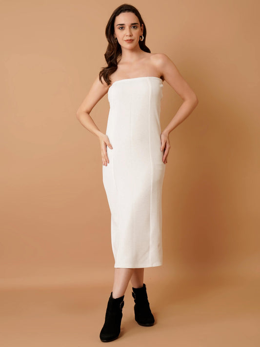 White Tube Dress