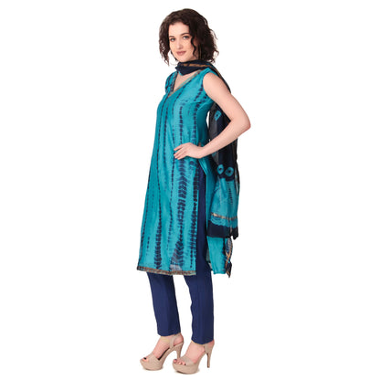 Magnetism Maheshwari Silk Suit Set with Pant for Women