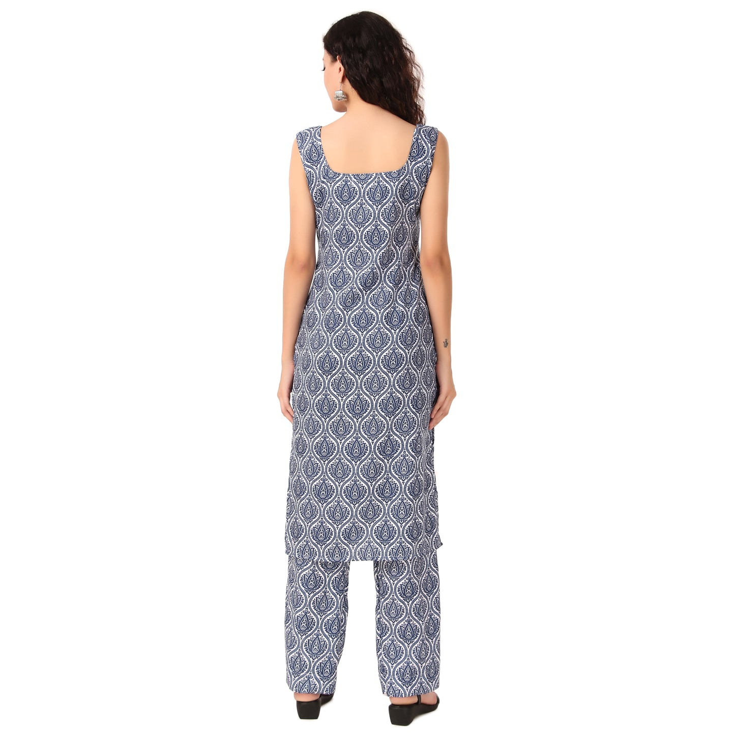 Magnetism Indigo Kurta with Pant (Customise)