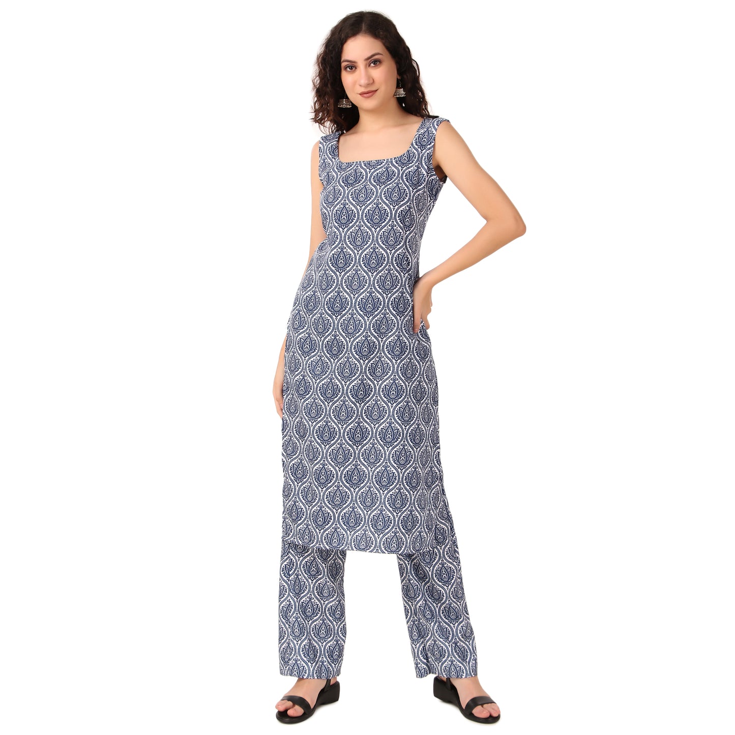 Magnetism Indigo Kurta (Customize)