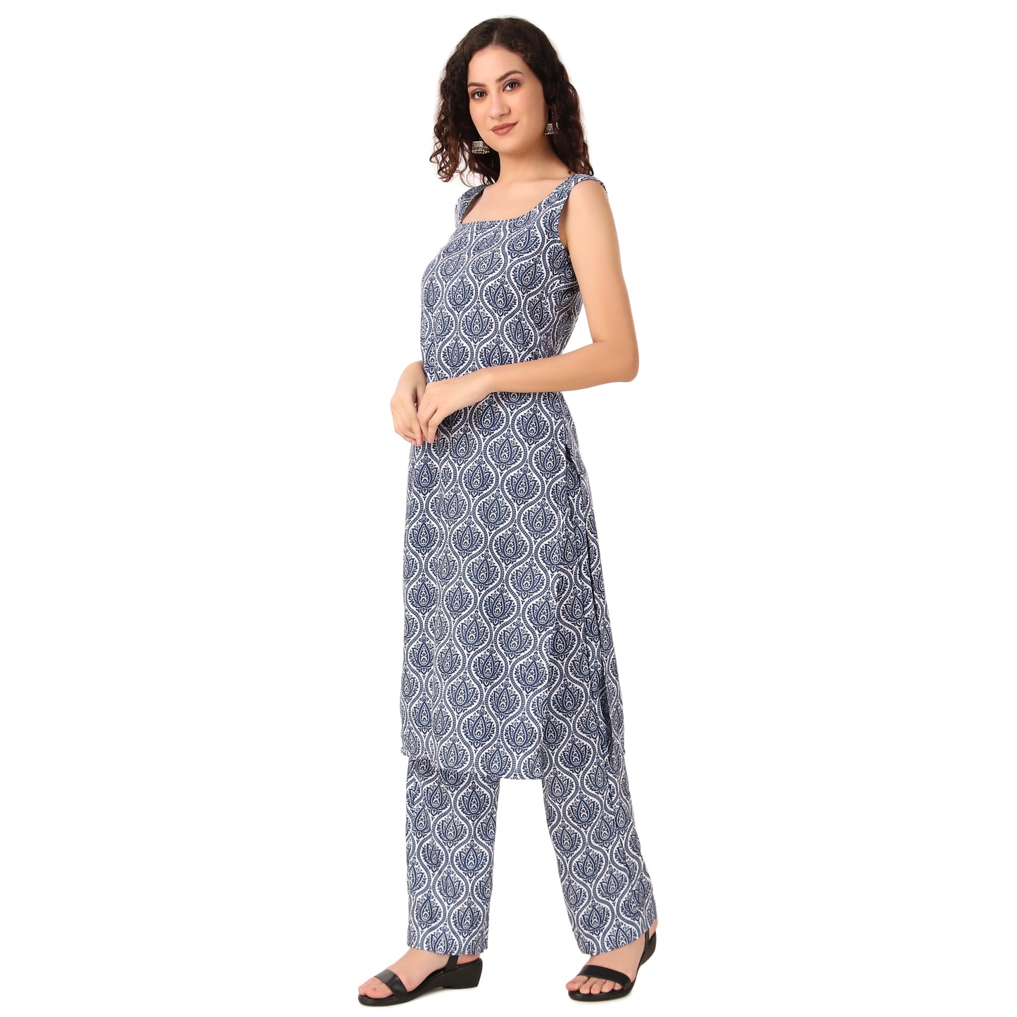 Magnetism Indigo Kurta with Pant (Customize)