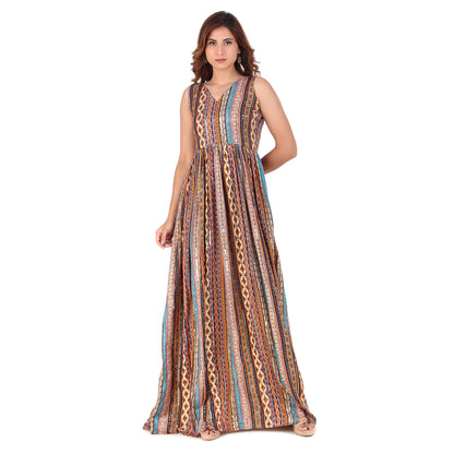 Magnetism Embroidered Gown for Women