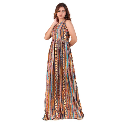 Magnetism Embroidered Gown for Women
