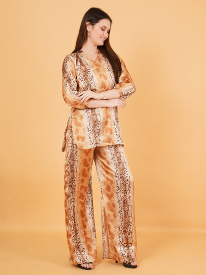pure  satin co-ord set