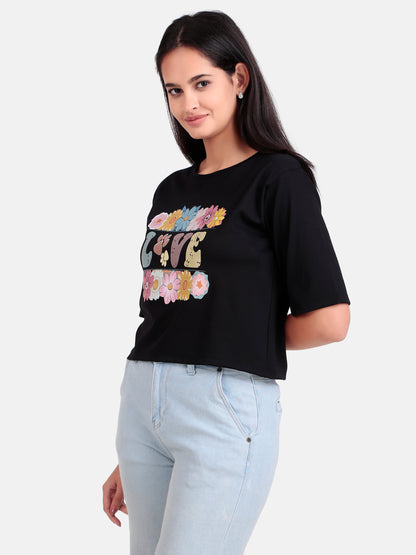 girls crop t-shirt