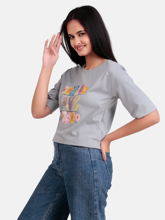 girls crop t-shirt