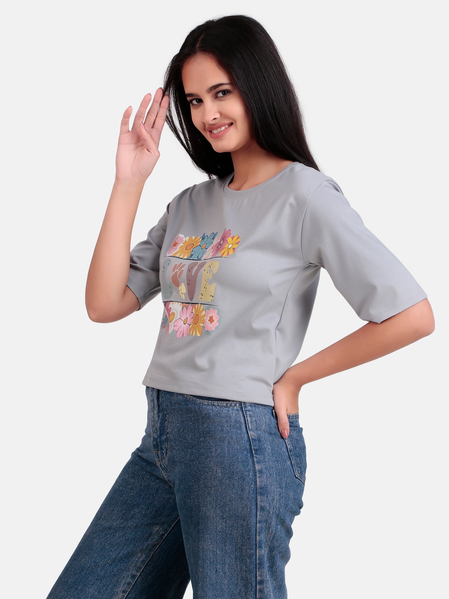 girls crop t-shirt