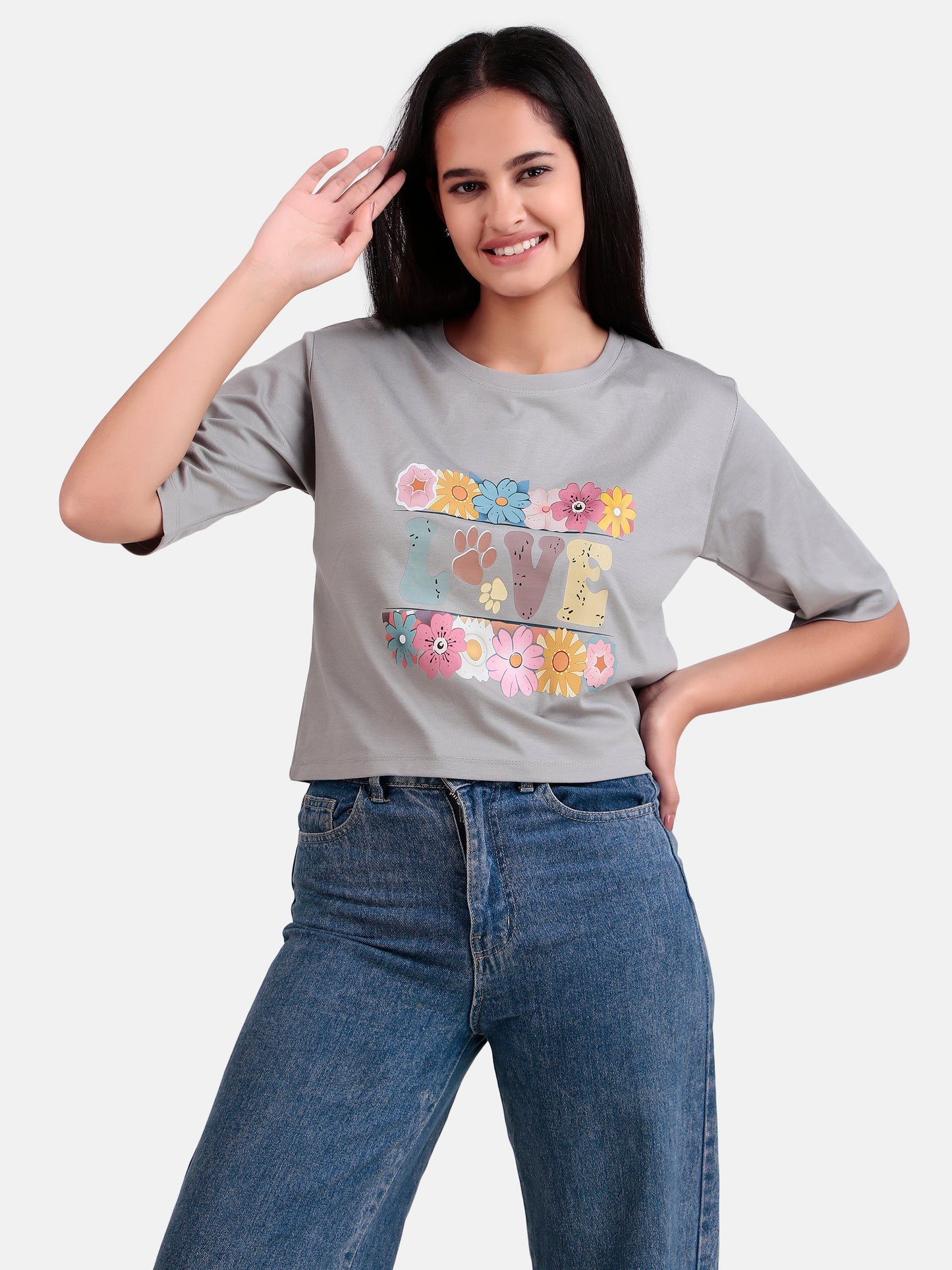 girls crop t-shirt