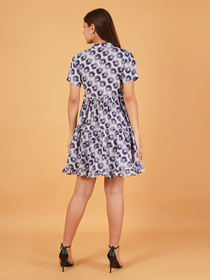 Royal Blue Flare Dress